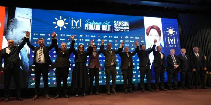 Meral Akşener Samsun'da Büyükşehir ve 8 ilçe başkan adayını açıkladı!