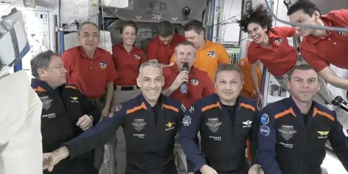 Türkiye'nin ilk astronotu Gezeravcı uzay istasyonunda - İşte ilk mesajı