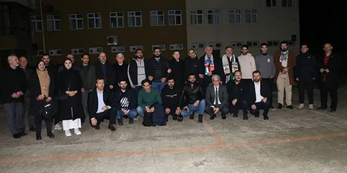Trabzon'daki Filistin programında Gazzeli öğrencilerle bir araya gelindi