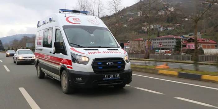 Trabzon'da hayat kurtarmak için zamana karşı yarışıyorlar