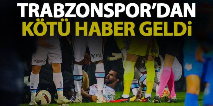 Trabzonspor'dan Hüseyin Türkmen açıklaması! Kötü haber geldi