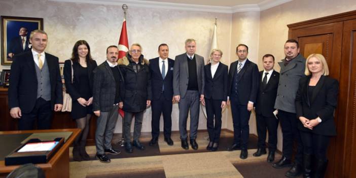 Almanya'nın Ankara Büyükelçisi Jürgen Schulz'dan TTSO'ya ziyaret