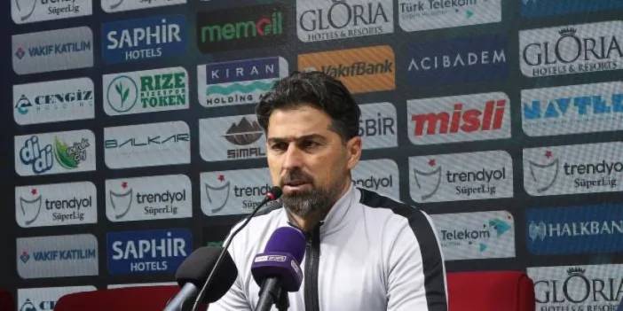 Rizespor'da Palut Konyaspor maçı sonrası konuştu