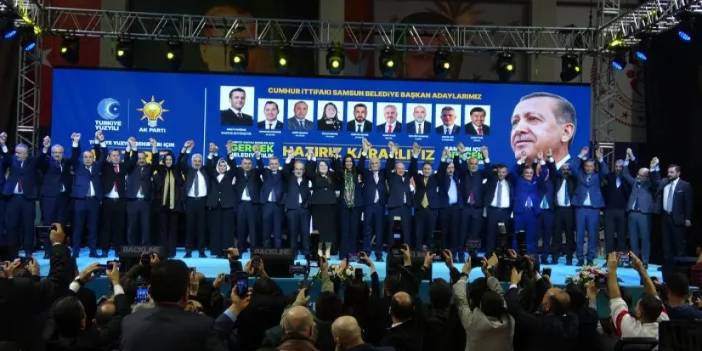 Samsun’da Cumhur İttifakı belediye başkan adaylarını tanıttı