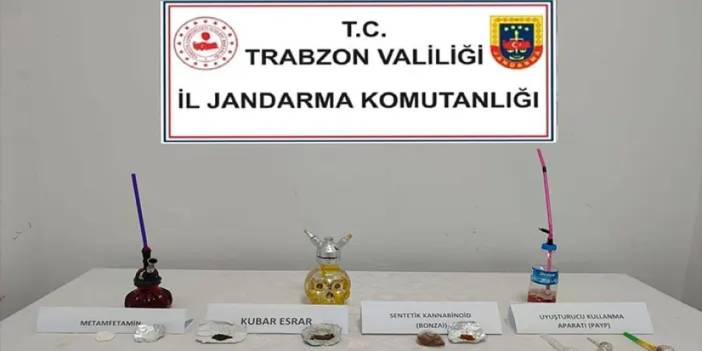 Trabzon’da Jandarma’dan uyuşturucu operasyonu! 1 Kişi yakalandı