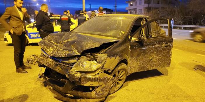 Samsun'da iki otomobil çarpıştı! 1 ölü 5 yaralı