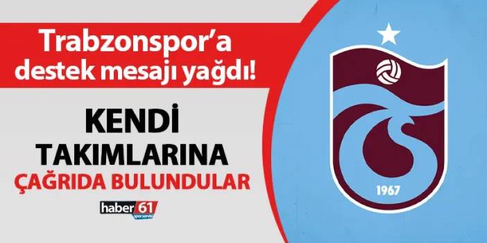 Trabzonspor'un Doğu Türkistan açıklamasına destek yağdı! Kendi takımlarına da çağrıda bulundular