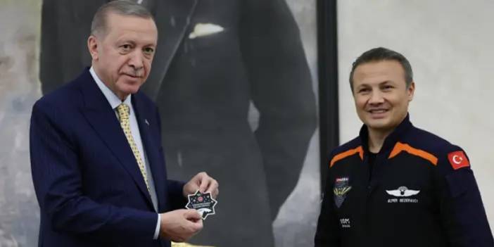 Cumhurbaşkanı Erdoğan'dan Alper Gezeravcı'ya: "Nasıl yukarıya çıktın?"