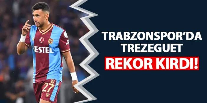 Trabzonspor'da Trezeguet rekor kırdı!