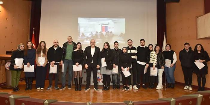 Trabzon'da NEET projesi ile 115 kursiyere sertifika