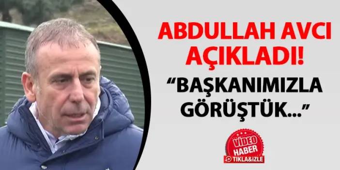 Trabzonspor'da Avcı açıkladı! "Başkanımız Ertuğrul Doğan ile görüştük..."