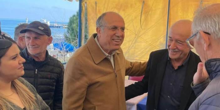 Akçaabat’ta Belediye Başkan Adayı Osman Kalyoncu ilçeyi karış karış geziyor