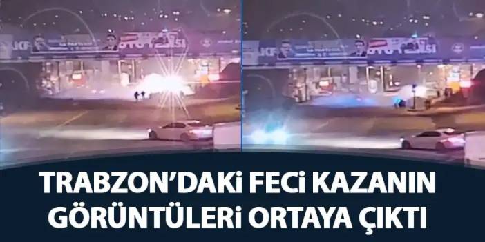 Trabzon'da feci kaza güvenlik kameralarında! Ortalık savaş alanına dönmüş!