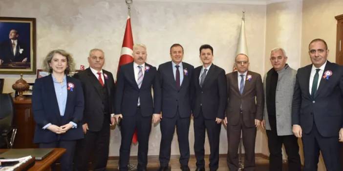 Trabzon Vergi Dairesi Başkanı Günçavdı'dan TTSO ve TESOB'a ziyaret