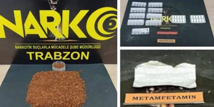 Trabzon'da emniyetten uyuşturucuya geçit yok! 5 şahıs yakalandı