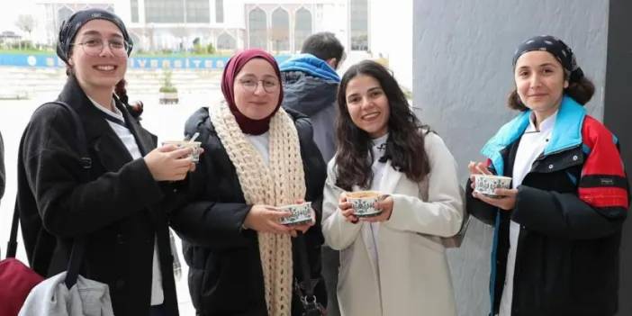 Sinop'un geleneksel lezzetleri öğrencilere sunuldu