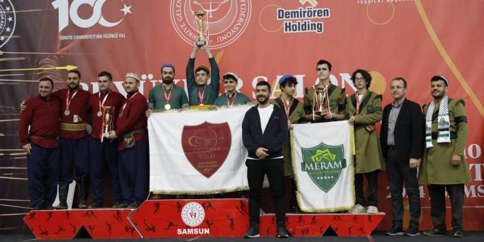 Samsun'da Geleneksel Türk Okçuluk Büyükler Türkiye Şampiyonası tamamlandı