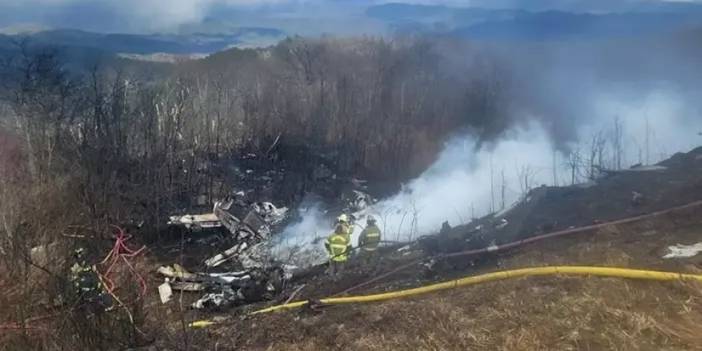 ABD'de özel jet düştü! 5 kişi hayatını kaybetti