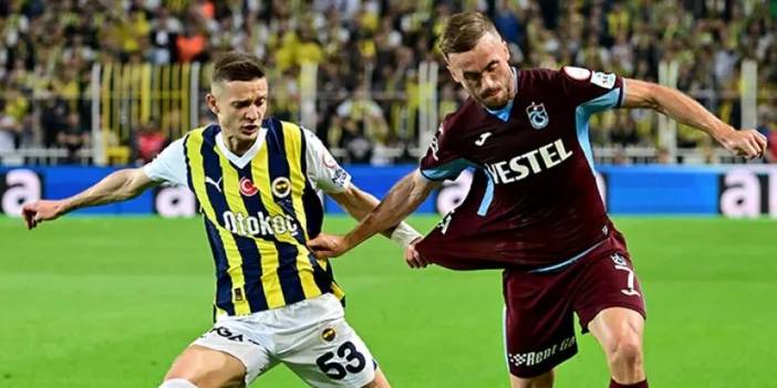 Trabzonspor evinde Fenerbahçe’ye karşı üstün
