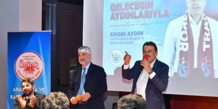 AK Parti Ortahisar Belediye Başkan Adayı Ergin Aydın'a gençlerden tam destek!