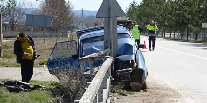 Kütahya'da trafik kazası: 1 kişi yaralandı