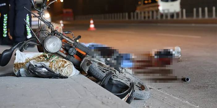 Adana'da araç motosikleti sıkıştırdı! Motosiklet sürücüsü düşerek hayatını kaybetti