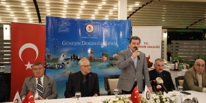 Samsun Valisi Tavlı gazetecilerle iftar programında