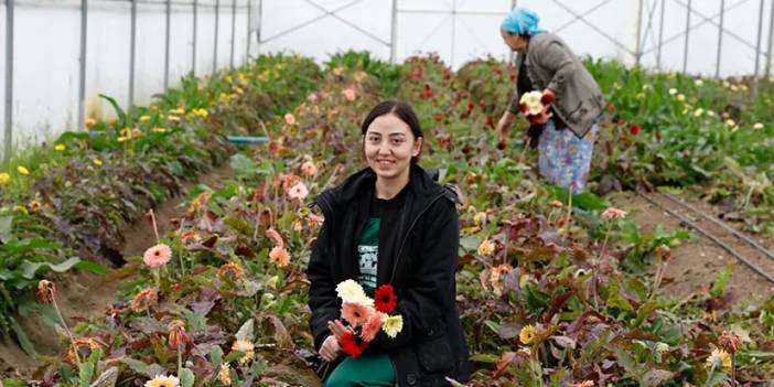 Samsun'da genç kadın çiftçi aldığı destekle ailesinin işlerini büyüttü