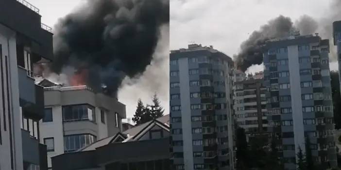 Trabzon’da yangın! Alevler her yeri sardı