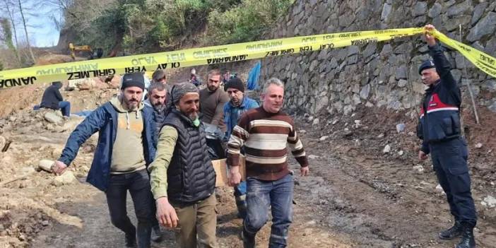 Trabzon'da göçük altında hayatlarını kaybetmiştiler! İşçilerin kimlikleri belli oldu