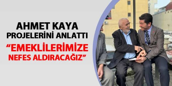 CHP Ortahisar Belediye Başkan Adayı Ahmet Kaya projelerini açıkladı