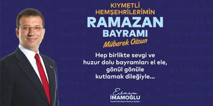 İstanbul Büyükşehir Belediye Başkanı Ekrem İmamoğlu bayram mesajı - 12-04-2024