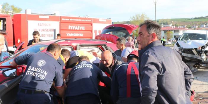 Samsun’da trafik kazası! 11 yaralı