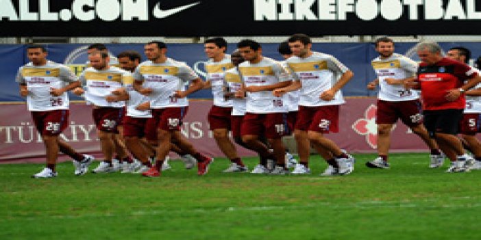 Trabzonspor'da Sivasspor hazırlığı