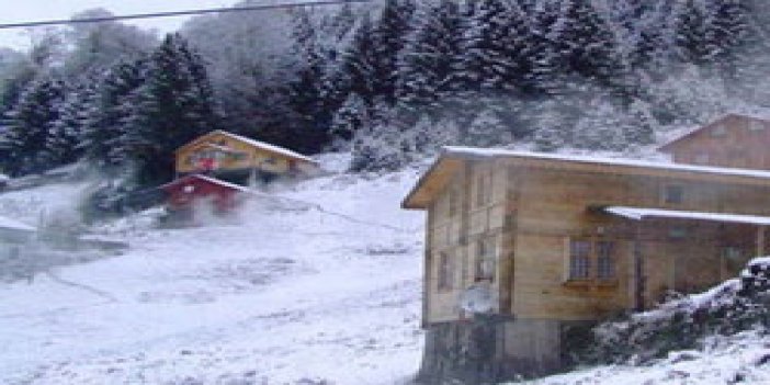 Ayder'de kar kalınlığı 15 cm