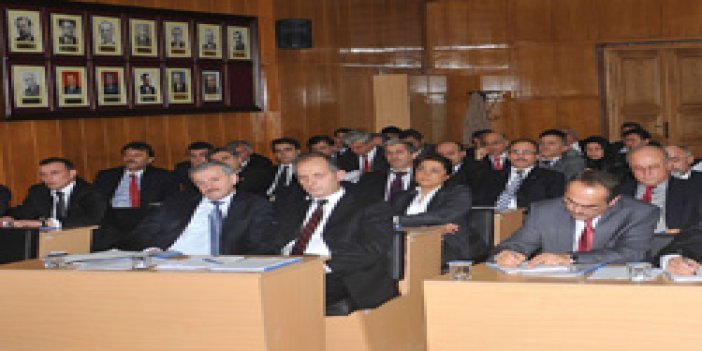 Trabzon Belediye Meclisi toplantısı