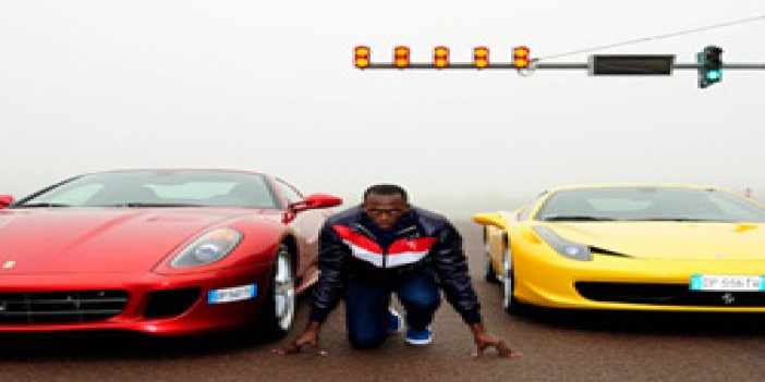 Usain Bolt, Ferrari'ye karşı