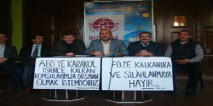 Trabzon Füze kalkanını istemiyor
