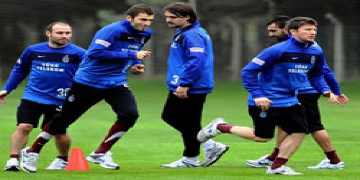 Trabzonspor'da 2011'in ilk idmanı