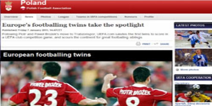 TS'li ikizler UEFA sitesinde