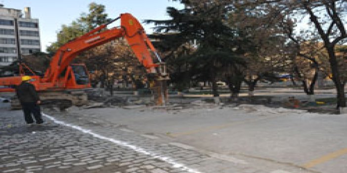 Trabzon Meydan Parkı yenileniyor