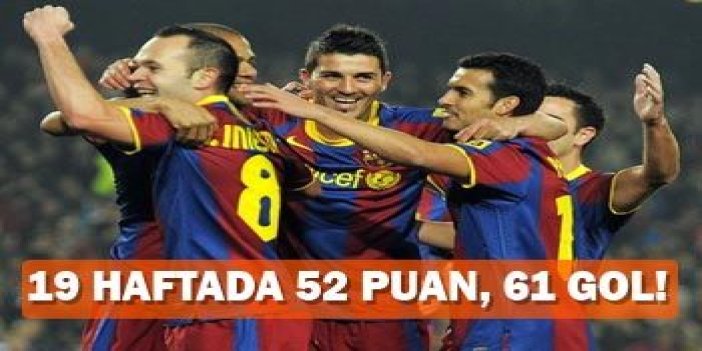 Barcelona'dan 61 gol