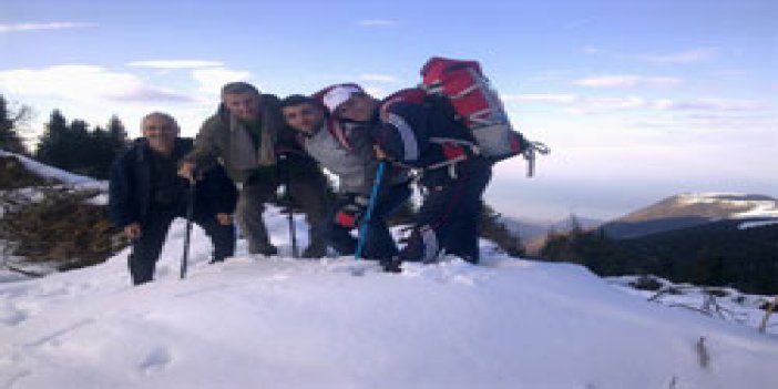 Trabzonlular karlı dağlara kavuştu