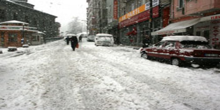 Trabzon'da 6 köyü kar felç etti!