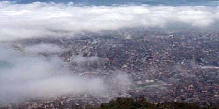Trabzon'daki sis ulaşımı etkiledi