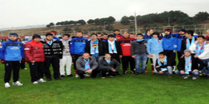 Trabzonspor'a gençlerden ziyaret