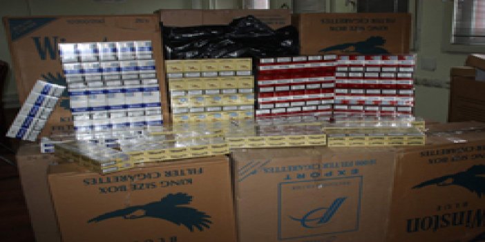 Trabzon'da 5 bin 320 paket sigara