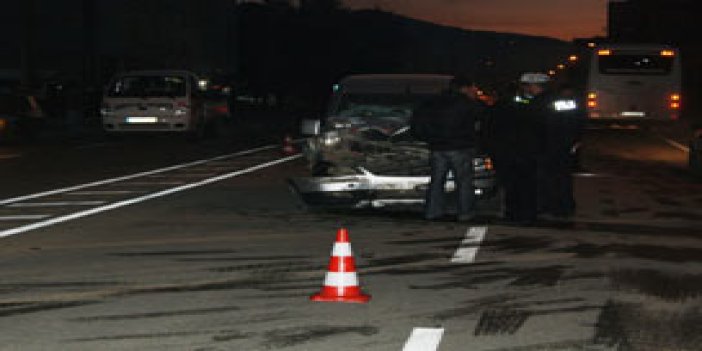 Trabzon Vakfıkebir'de trafik kazası