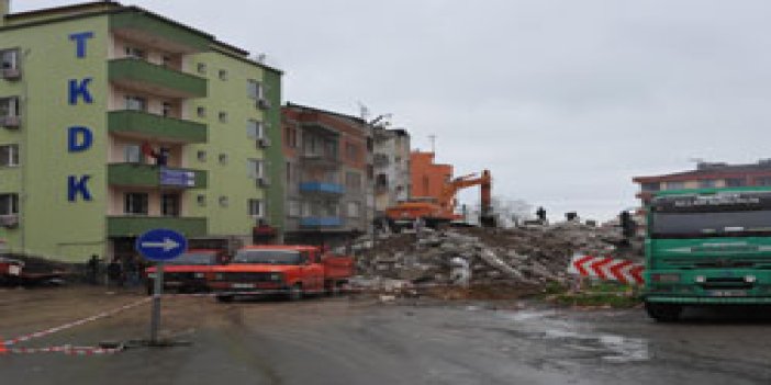 Trabzon'da yıkımlar tamamlandı!