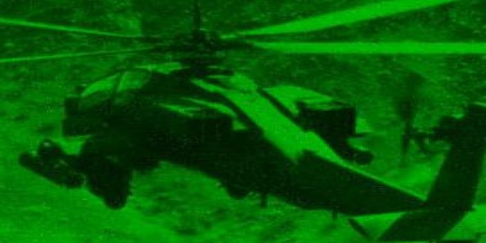 Tunceli'de askeri helikoptere ateş